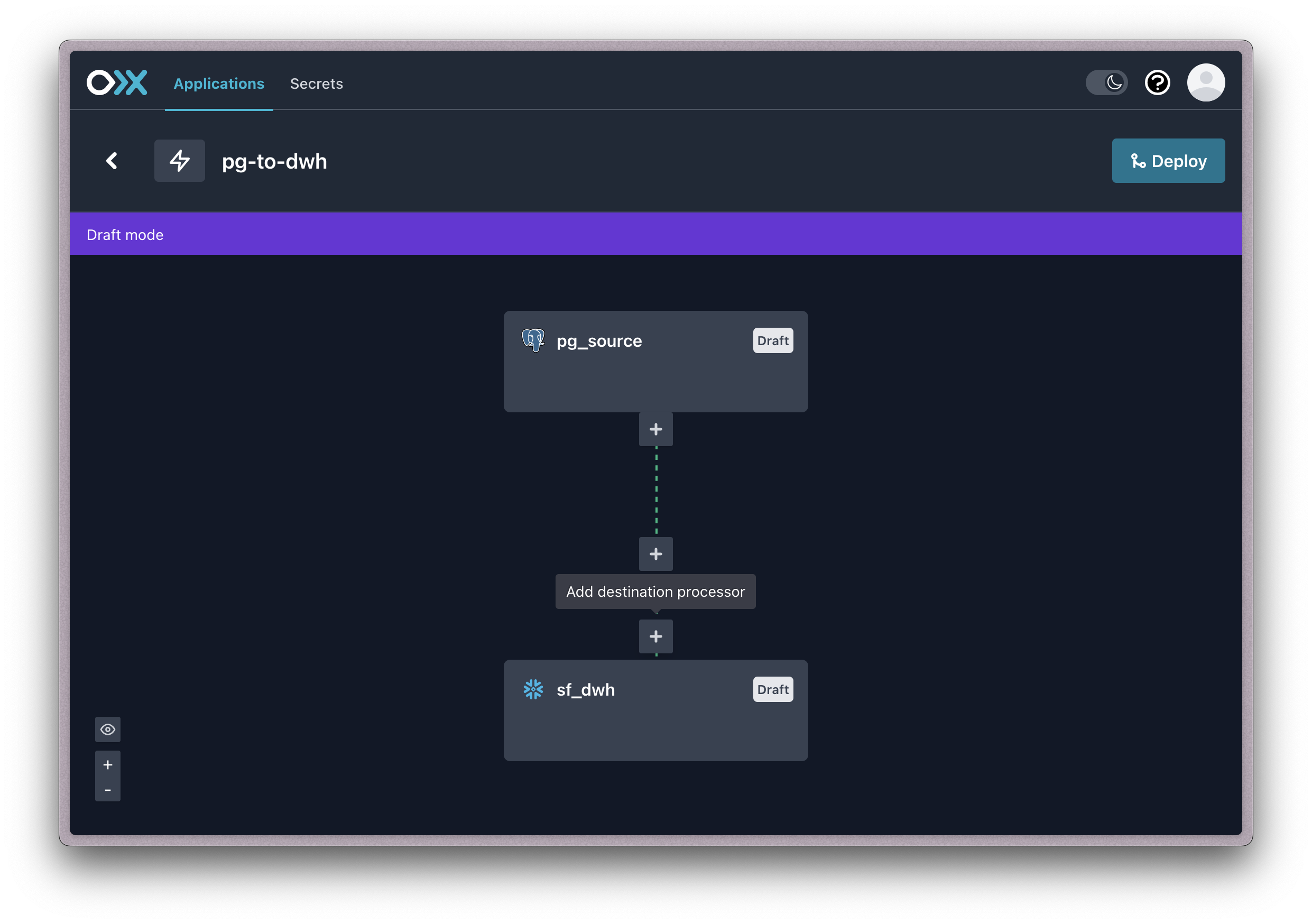 Add Destination Processor