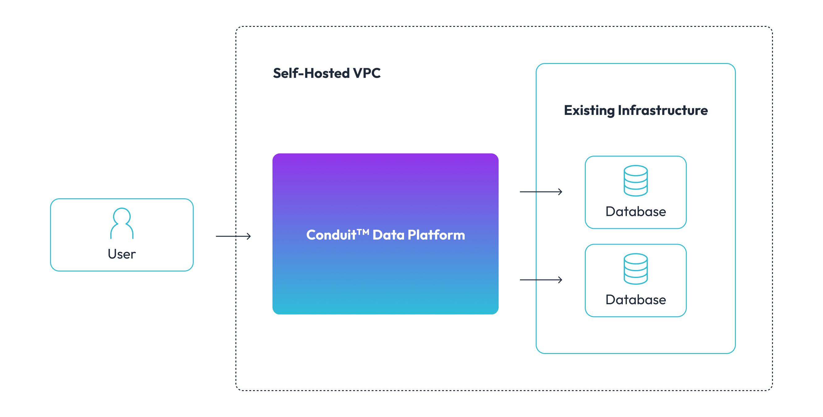 Self-hosted deployment mode diagram